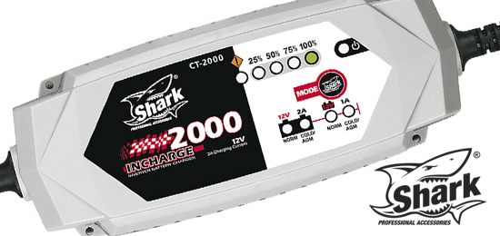 SHARK intelligens akkumulátortöltő